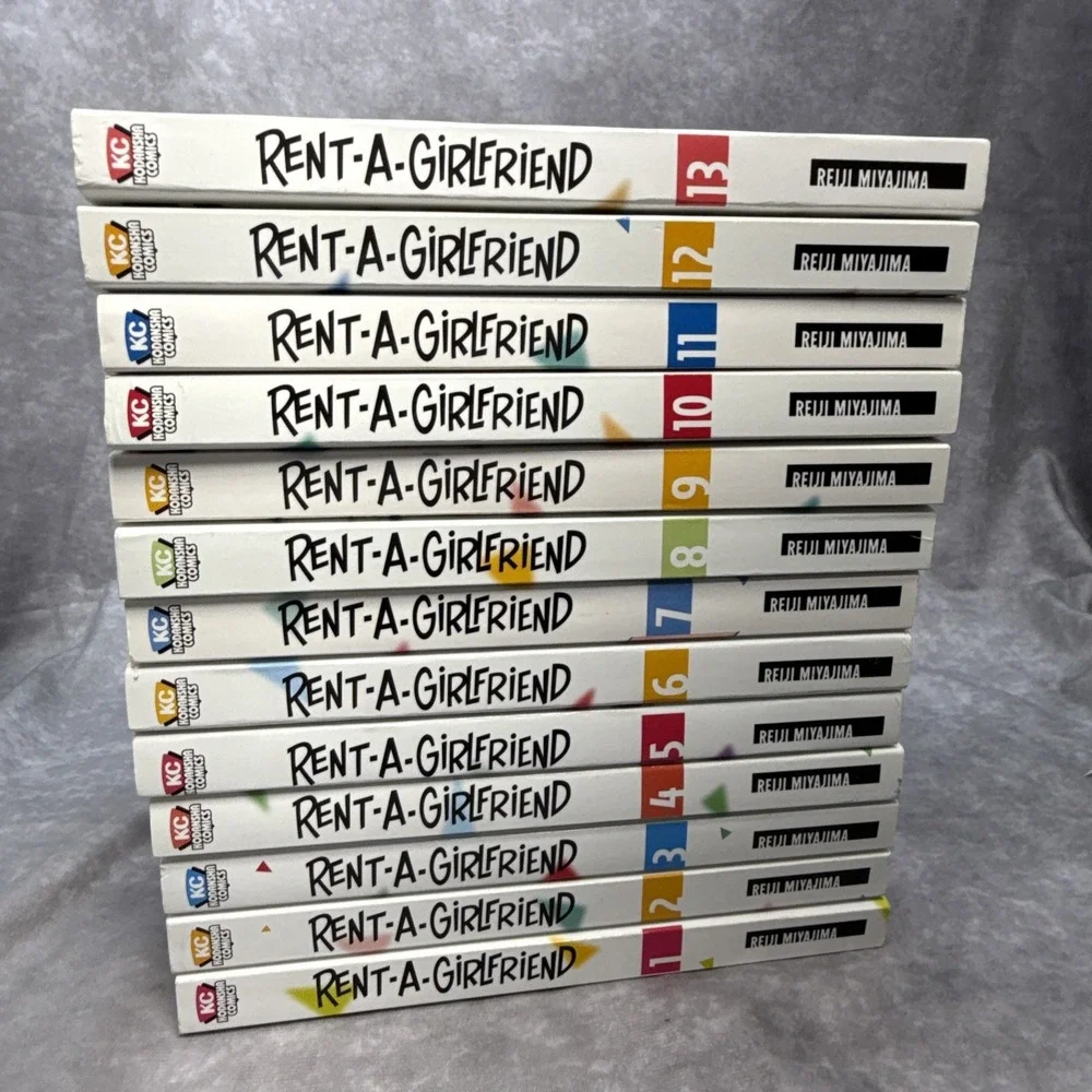 Rent-A-Girlfriend Manga English Volumes 1-13‎ Kodansha Comics Reiji Miyajima EUC